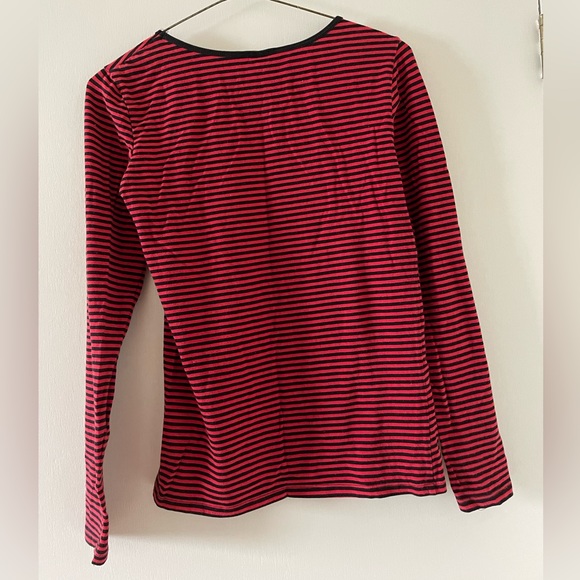 Black and red striped H&M Long Sleeve Shirt - Picture 3 of 4